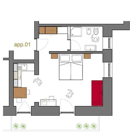 Residence Haus Ragen Brunico Exterior photo